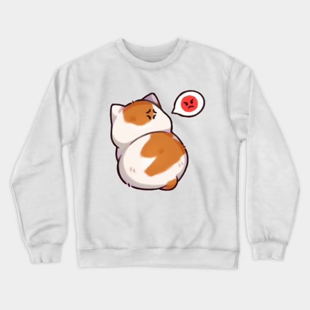 Angry Kitty Crewneck Sweatshirt by Riacchie Illustrations